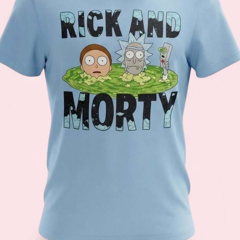 Ripple Junction Rick and Morty Adult Swim Portal Graphic T-Shirt Small